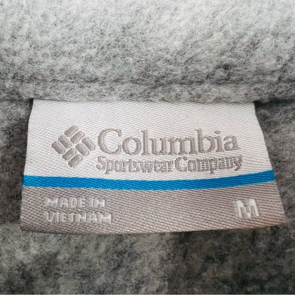 Columbia Benton Springs Gray Full-Zip Fleece Sweater Jacket Women's Size Medium - Picture 4 of 7